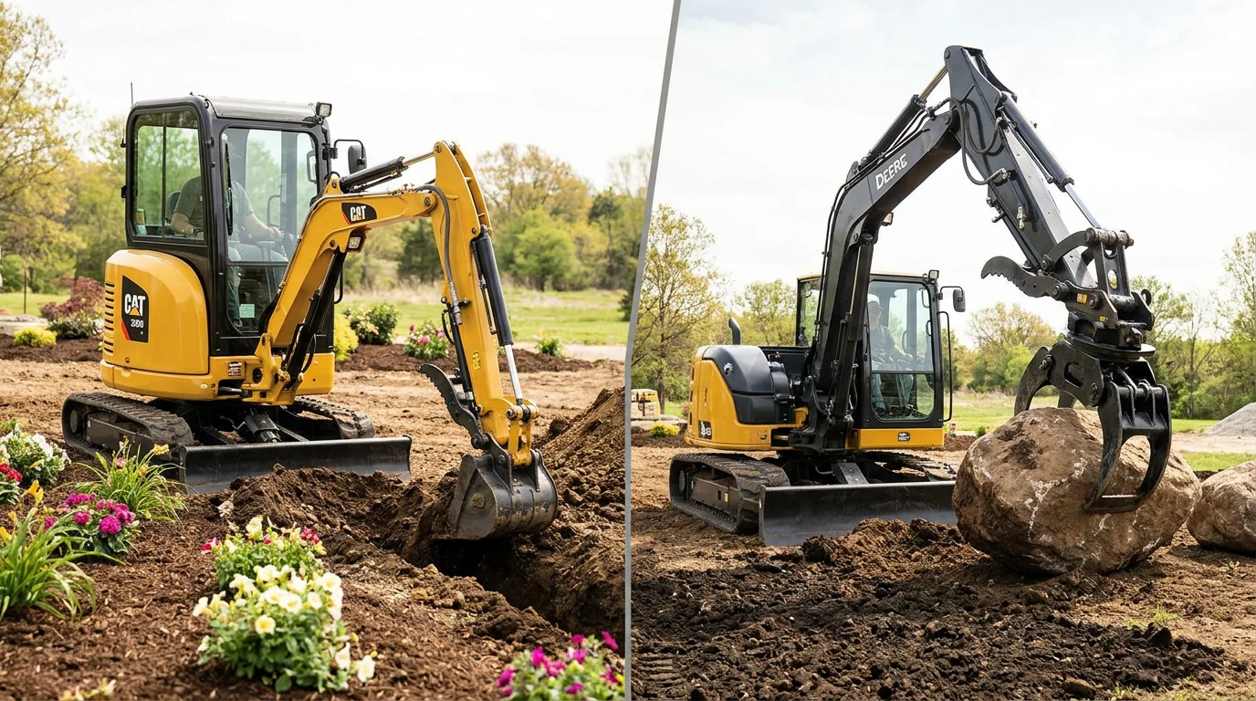 Mini Excavators vs Medium Excavators: Choosing the Right Tonnage