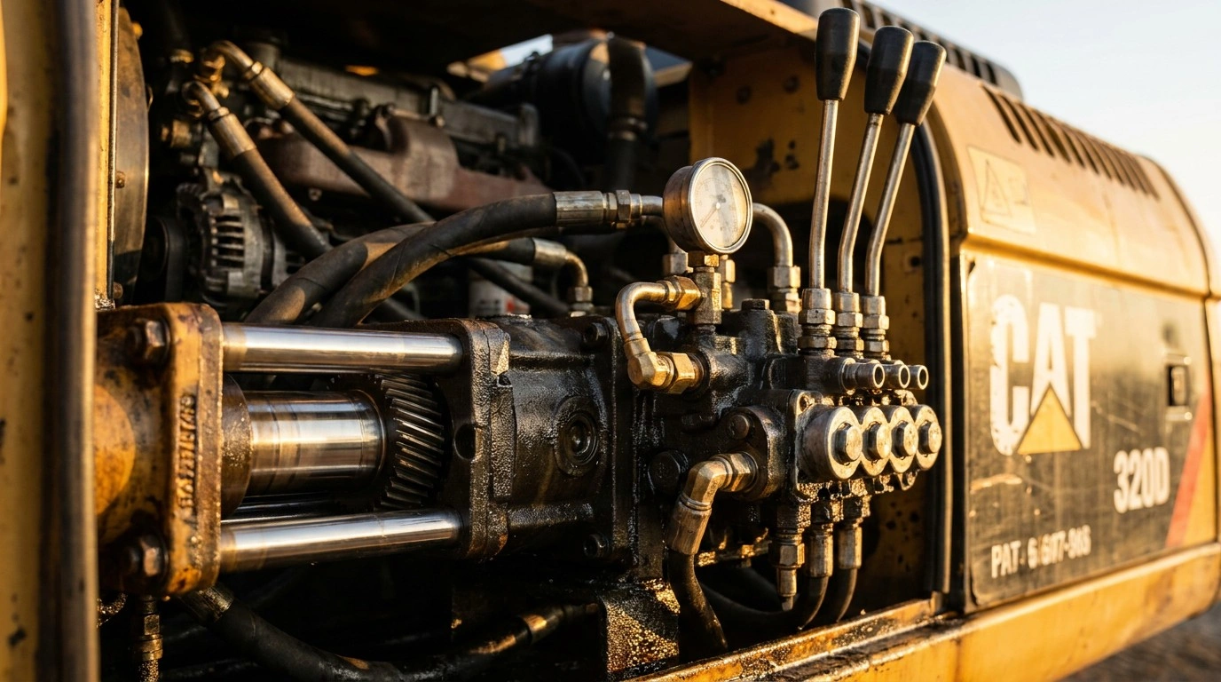 Caterpillar 320D detail 2