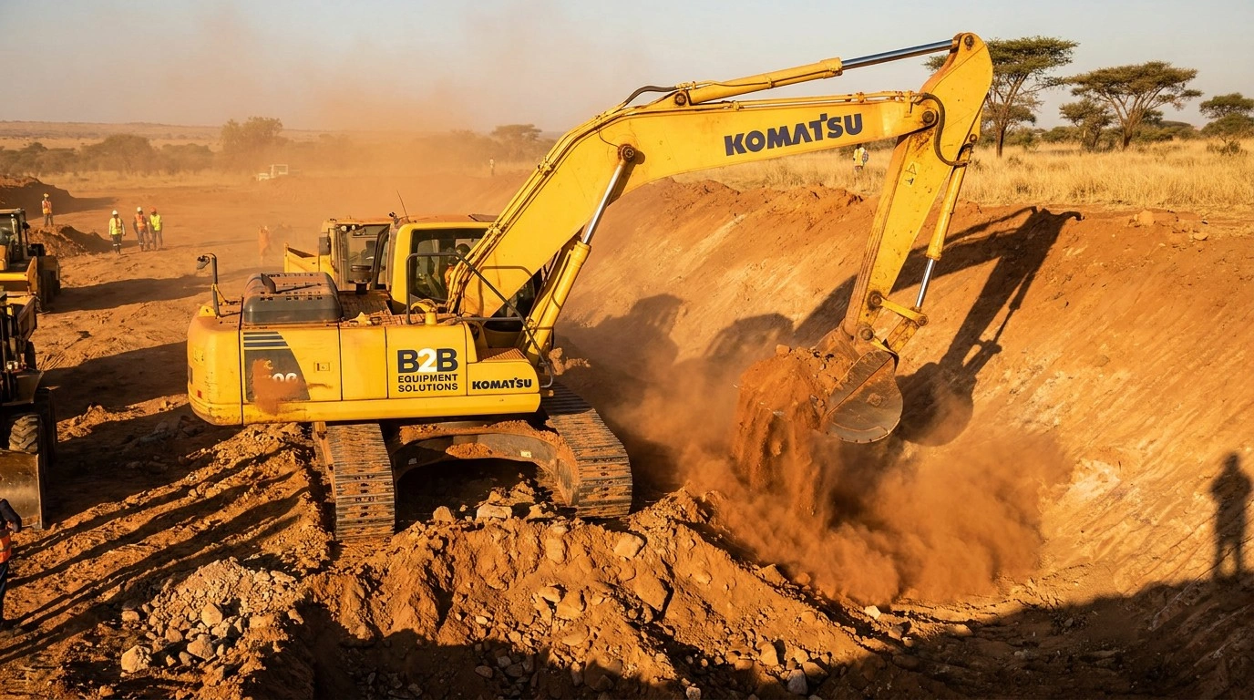 Africa Construction Boom: Used Excavator Sourcing Reaches Record High