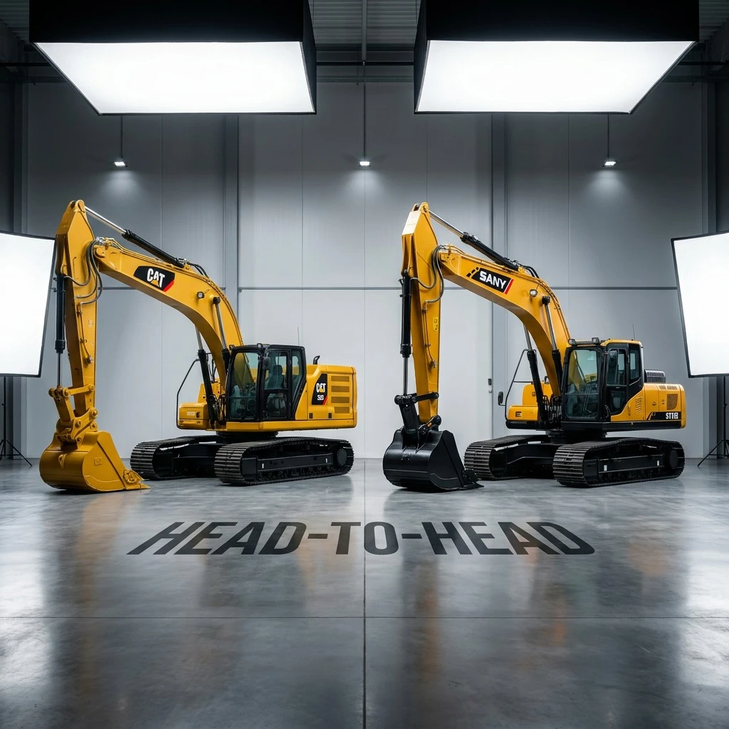Sany SY215C vs. Caterpillar 320D: Which 20-Ton Excavator Dominates in 2026?